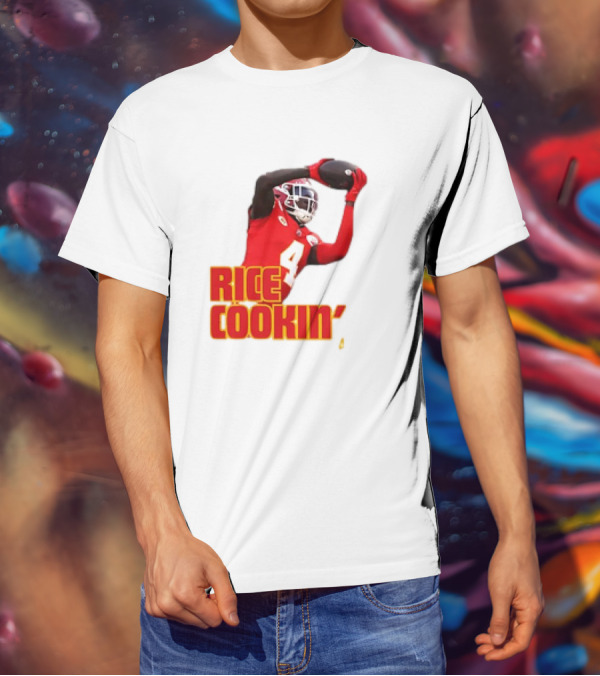 Rasheed Rice Cookin' Kansas City Chiefs Football WR1 T-Shirt