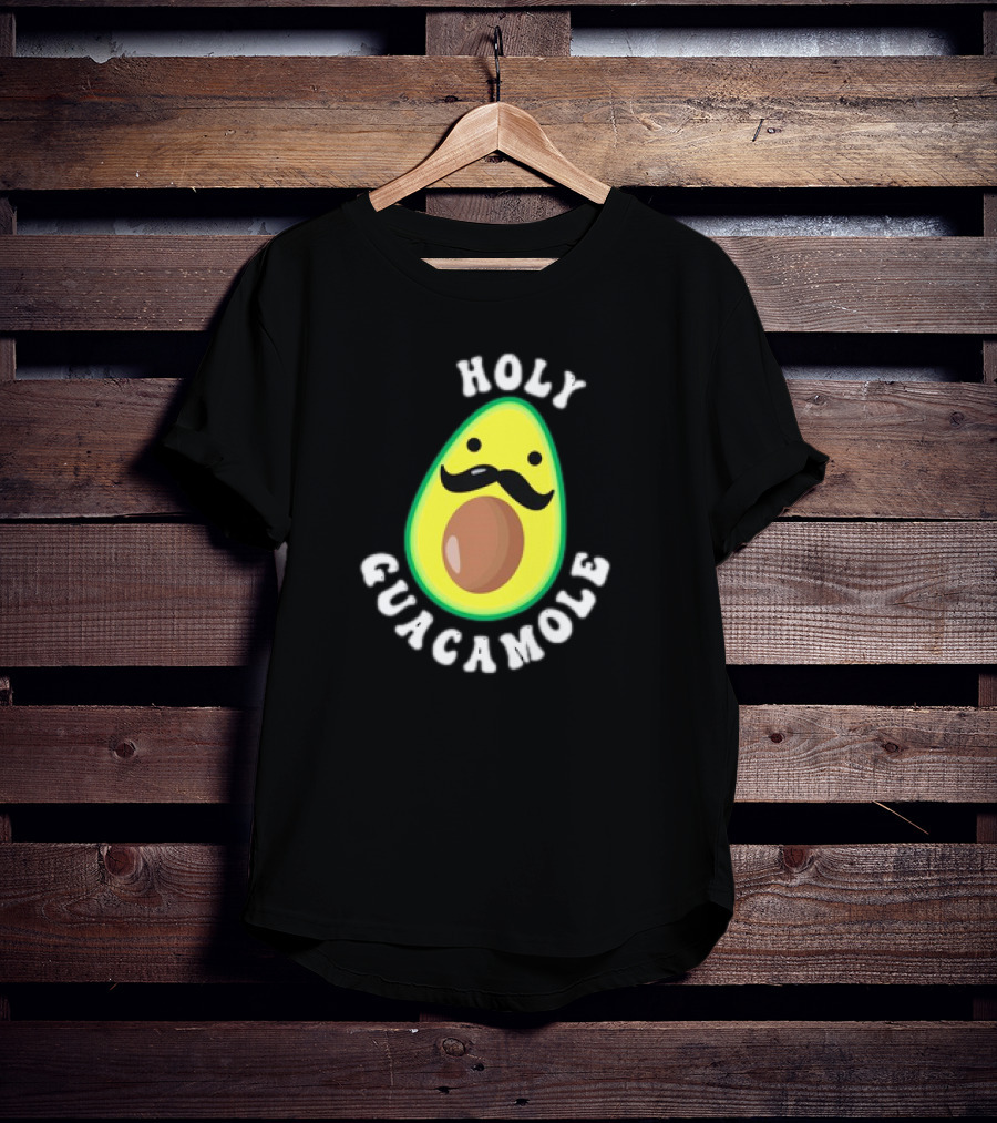 Holy Guacamole Meme Cartoon Avocado T-Shirt