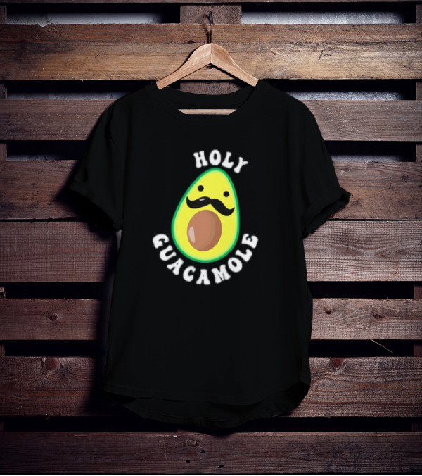 Holy Guacamole Meme Cartoon Avocado T-Shirt