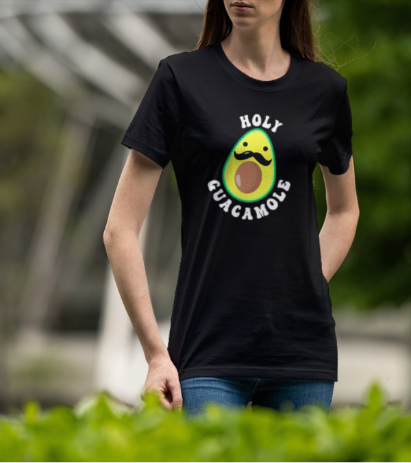 Holy Guacamole Meme Cartoon Avocado T-Shirt