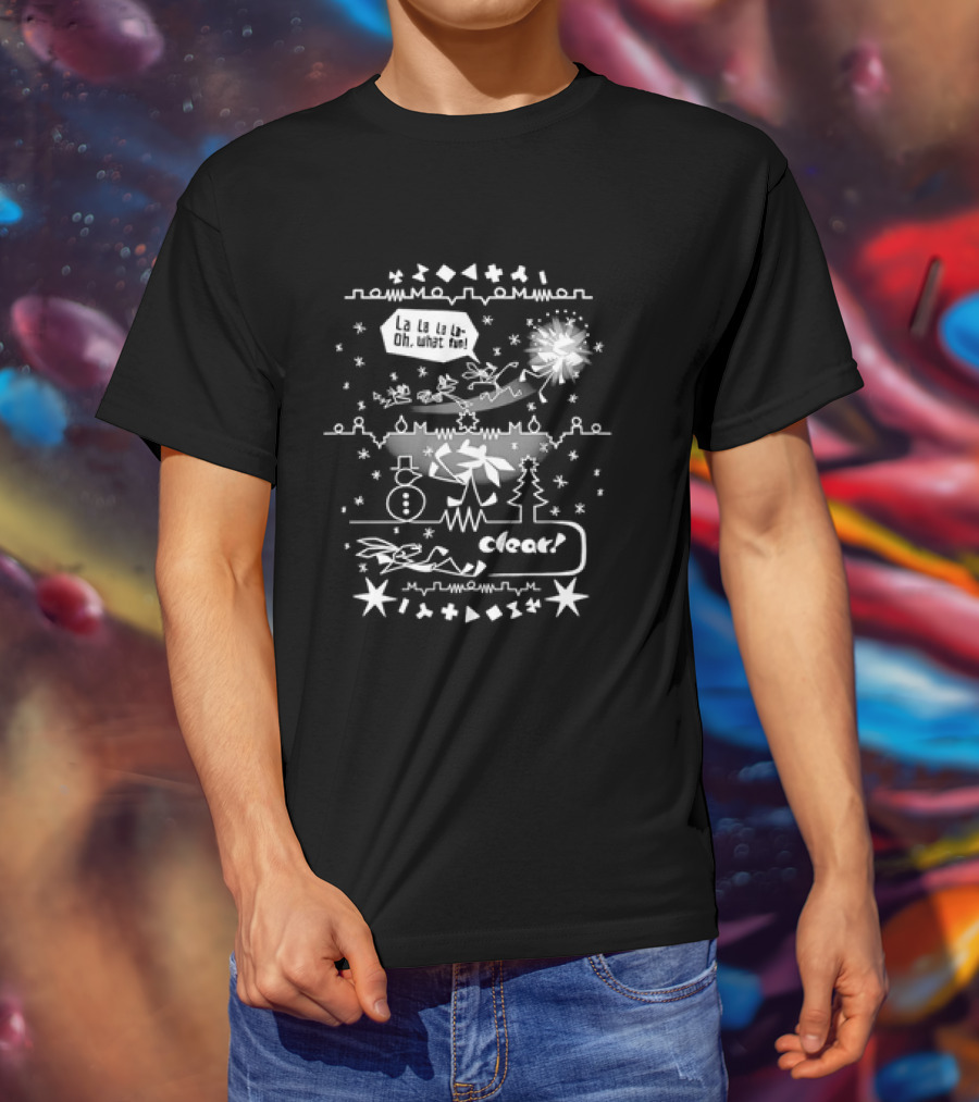 Vib-Ribbon Clear La La La Oh What Fun Classic T-Shirt