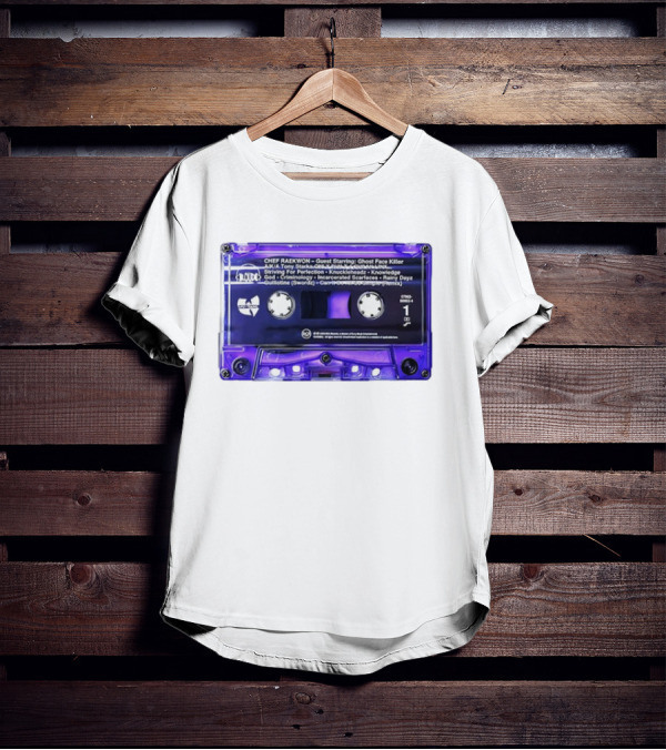 Chef Raekwon Purple Tape 1995 Loud Records Ghost Face Killer Featured Tracks T-Shirt