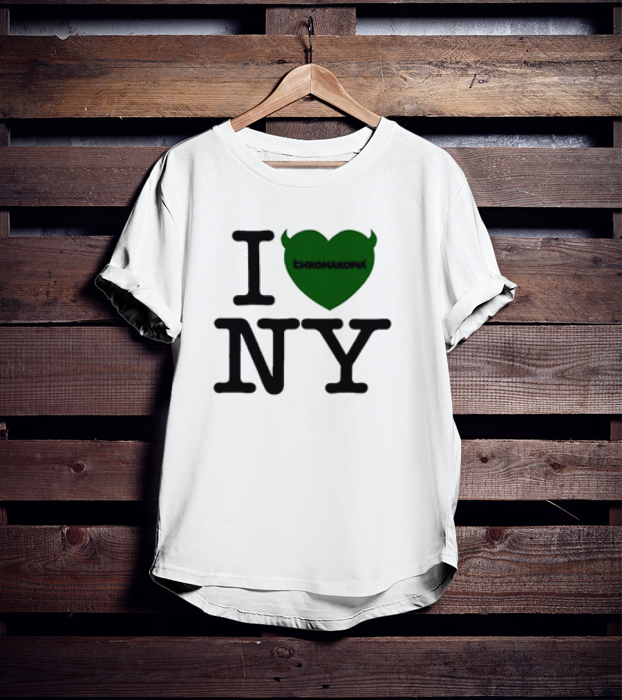 I Heart Chromakopia NY Green Heart T-Shirt