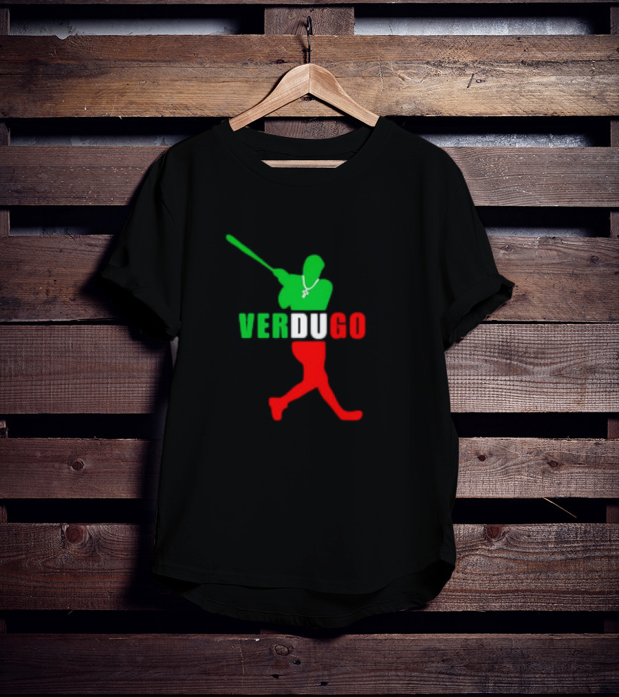 Verdugo Mexico Baseball Red Green T-Shirt