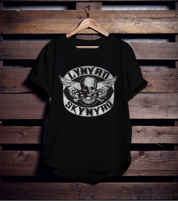 Lynyrd Skynyrd Skull Wings Patch T-Shirt