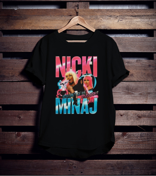 Nicki Minaj You Can't Fire Me I'm Already Lit Pink Friday 2 World Tour T-Shirt