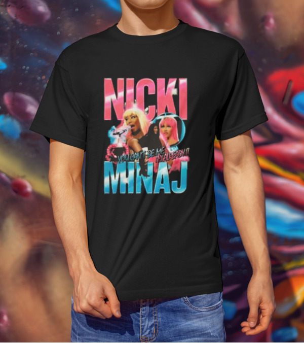 Nicki Minaj You Can't Fire Me I'm Already Lit Pink Friday 2 World Tour T-Shirt