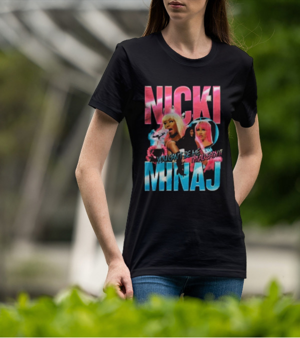 Nicki Minaj You Can't Fire Me I'm Already Lit Pink Friday 2 World Tour T-Shirt