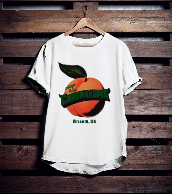 Greetings From Chromakopia Atlanta GA Peach T-Shirt