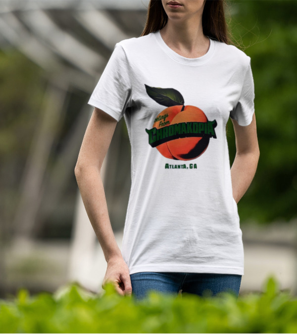 Greetings From Chromakopia Atlanta GA Peach T-Shirt