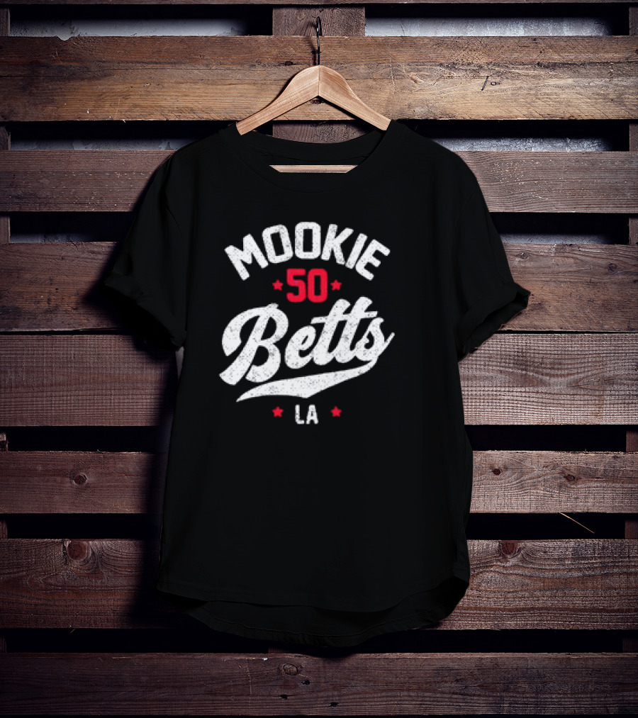 Mookie Betts 50 LA Dodgers T-Shirt