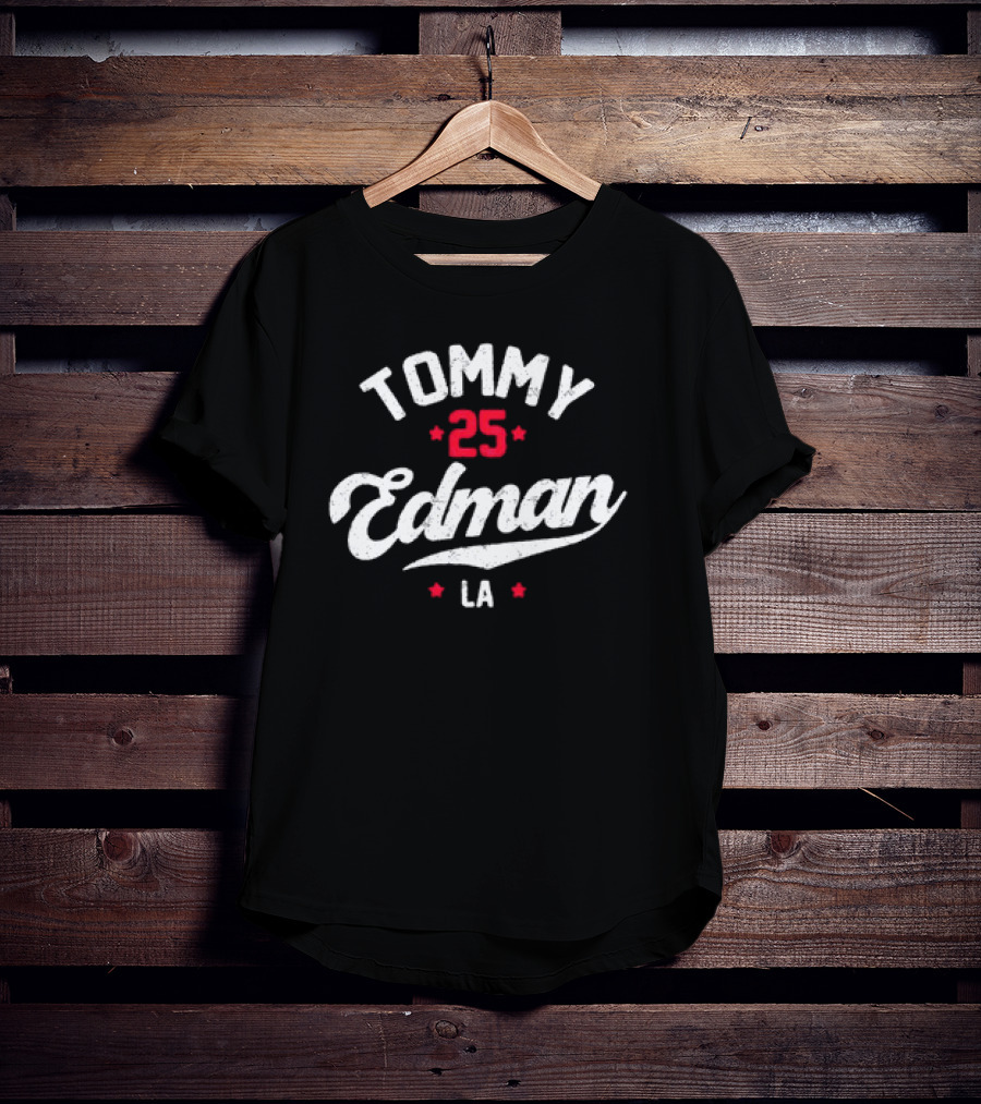 Tommy Edman 25 LA Los Angeles Dodgers T-Shirt