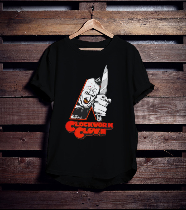 A Clockwork Clown Art The Clown The Terrifier Movies T-Shirt