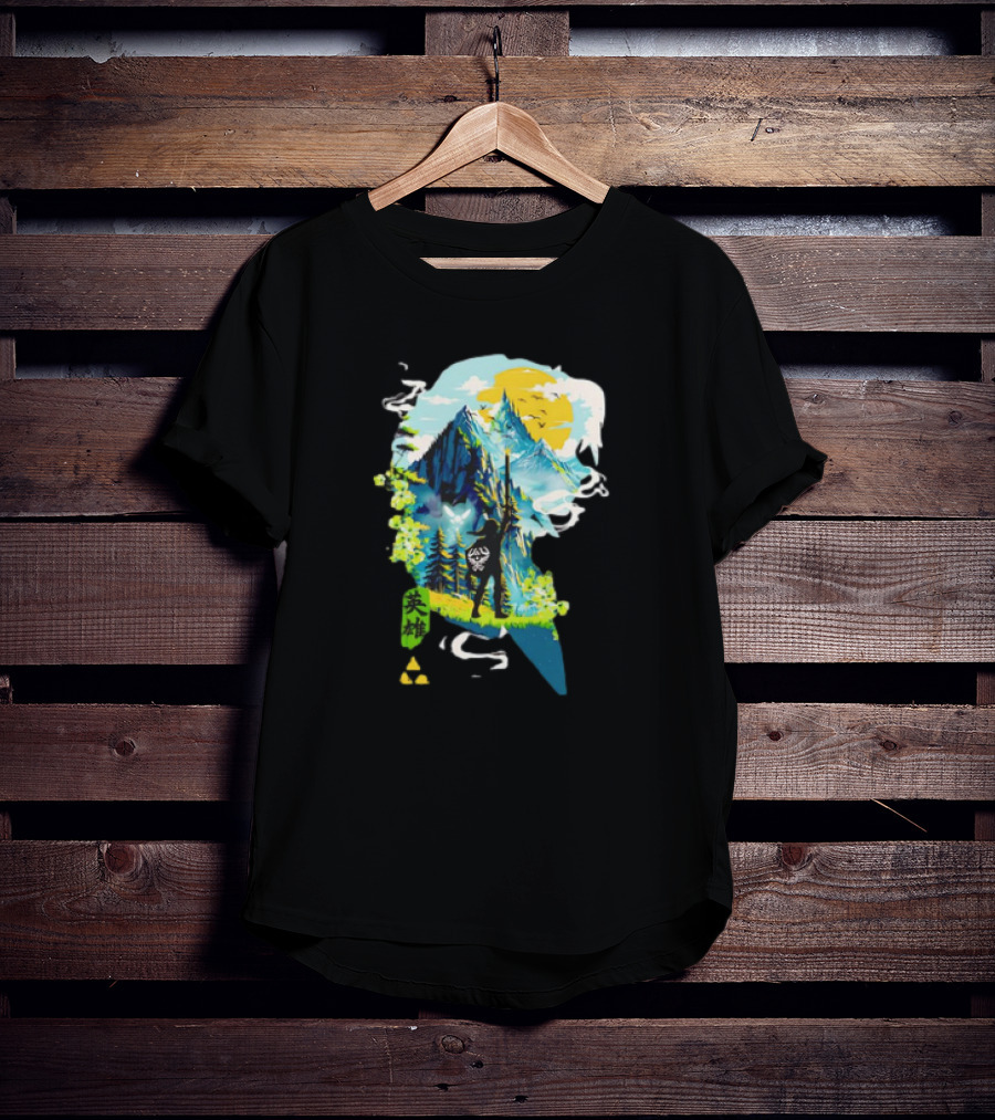 Heroic Ballad Of Link The Legend Of Zelda Tri-Force Journey T-Shirt