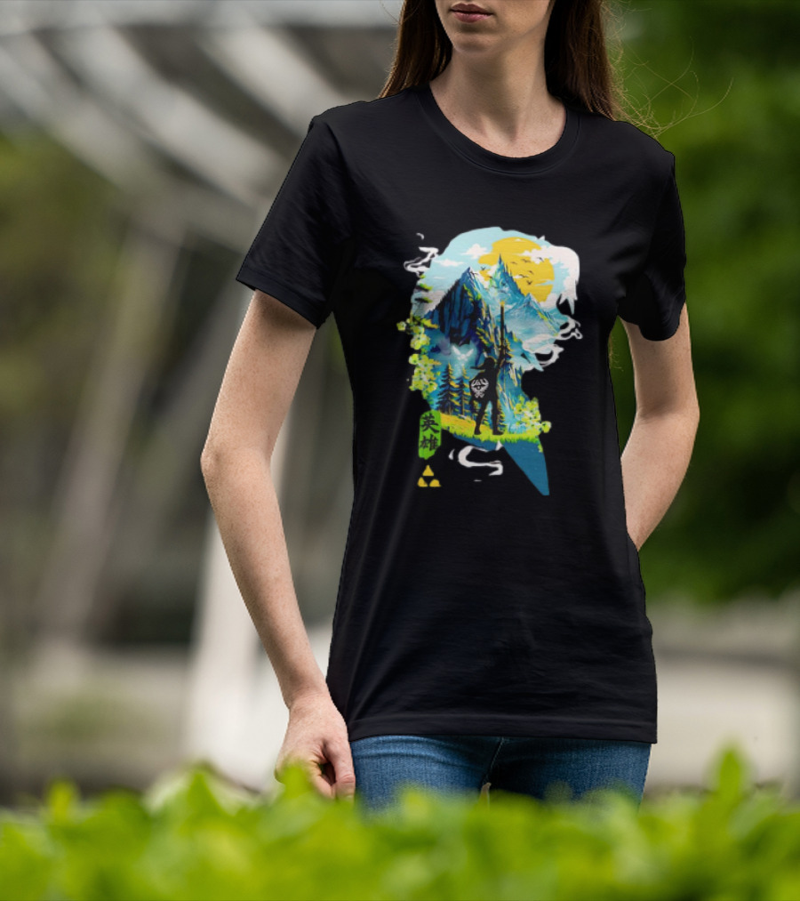Heroic Ballad Of Link The Legend Of Zelda Tri-Force Journey T-Shirt