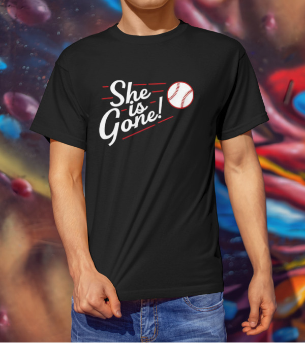 Los Angeles Dodgers Freddie Freeman She Is Gone Baseball T-Shirt