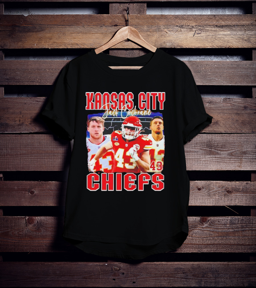 Kansas City Chiefs Jack Cochrane 43 Football T-Shirt