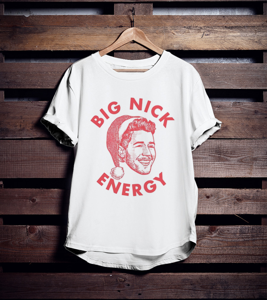 Jonas Brothers Big Nick Energy Christmas Hat T-Shirt