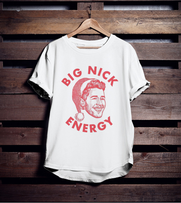 Jonas Brothers Big Nick Energy Christmas Hat T-Shirt
