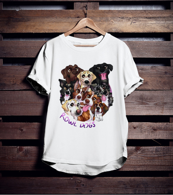 Rowe Dogs Playful Pooches Classic T-Shirt