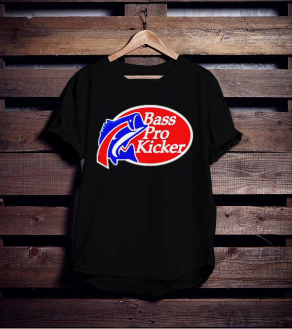 Bass Pro Kicker Red Blue Fish T-Shirt