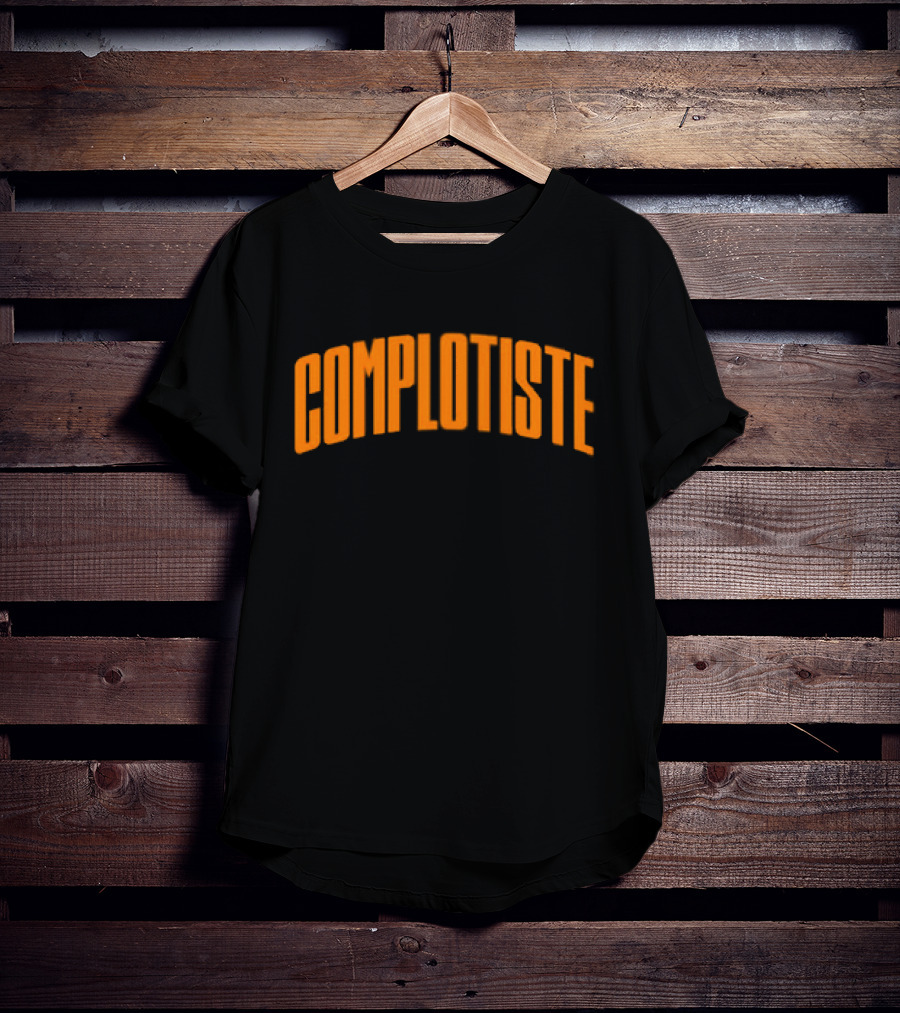 Complotiste Bold Text Booba Merch T-Shirt