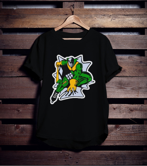 Spider Knight Hockey Sublimated Toddler Jersey Green And Yellow T-Shirt