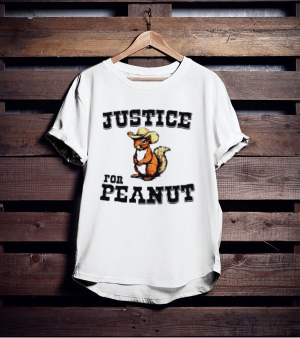 Justice For Peanut Cowboy Squirrel T-Shirt