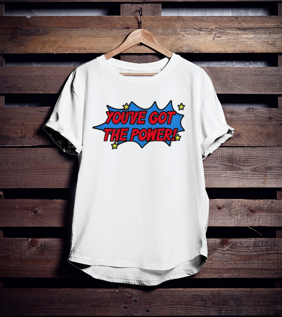 Monica You've Got The Power Comic Style Stars T-Shirt
