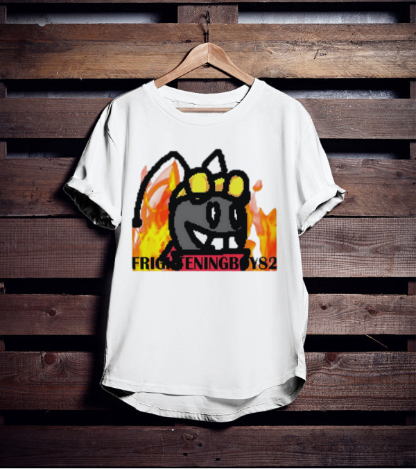 Moth FrighteningBoy82 Fire Background T-Shirt