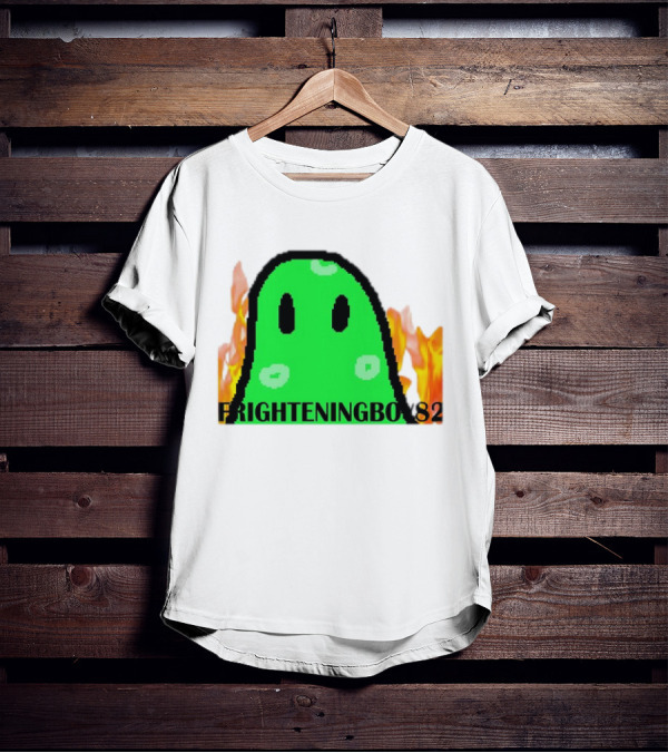 FRIGHTENINGBOY82 Slime With Fire Background T-Shirt