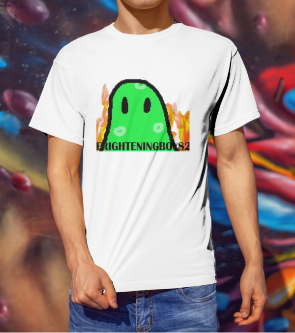 FRIGHTENINGBOY82 Slime With Fire Background T-Shirt