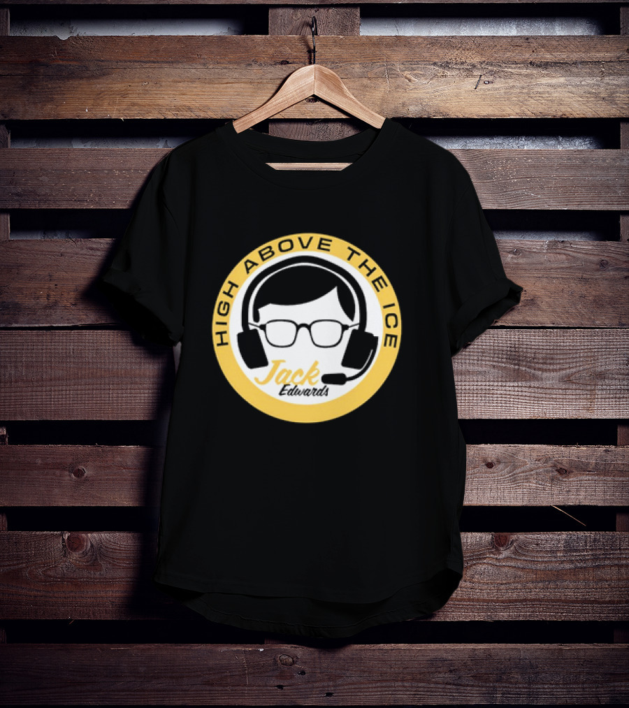 Boston Bruins High Above The Ice Jack Edwards T-Shirt