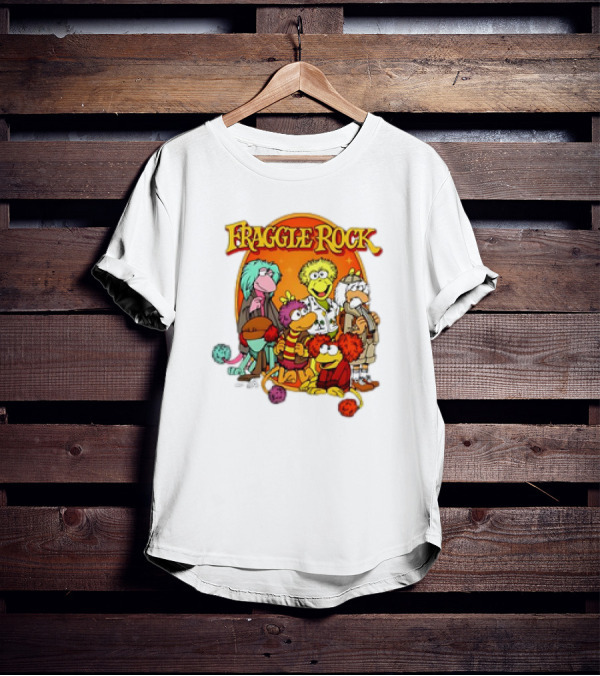 Fraggle Rock Group Cartoon Characters T-Shirt