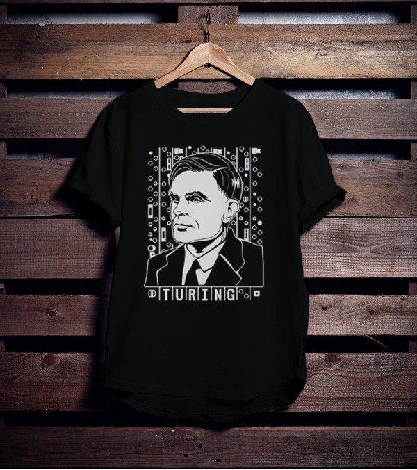 Turing Alan Binary Circuit T-Shirt