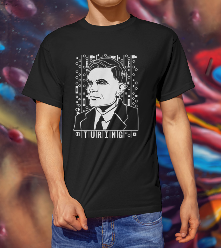 Turing Alan Binary Circuit T-Shirt