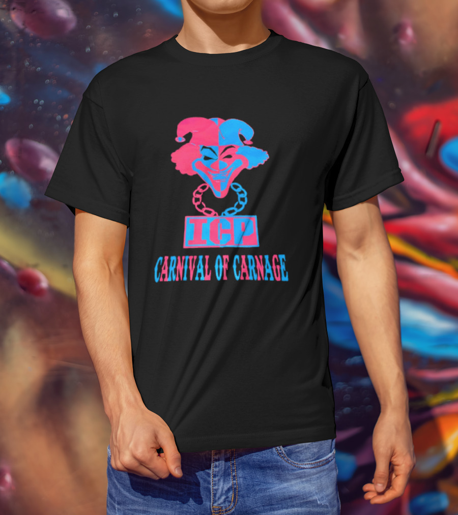 ICP Carnival Of Carnage Jester With Chain T-Shirt