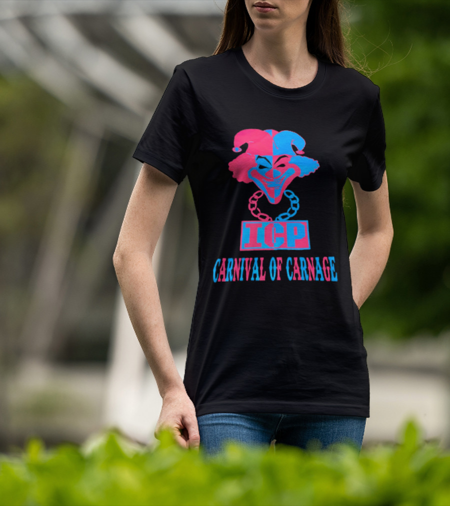 ICP Carnival Of Carnage Jester With Chain T-Shirt