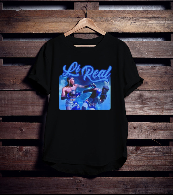 Li Real Boxing Match Action Scene T-Shirt