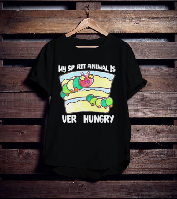 My Spirit Animal Is Very Hungry Caterpillar Cake Slice T-Shirt