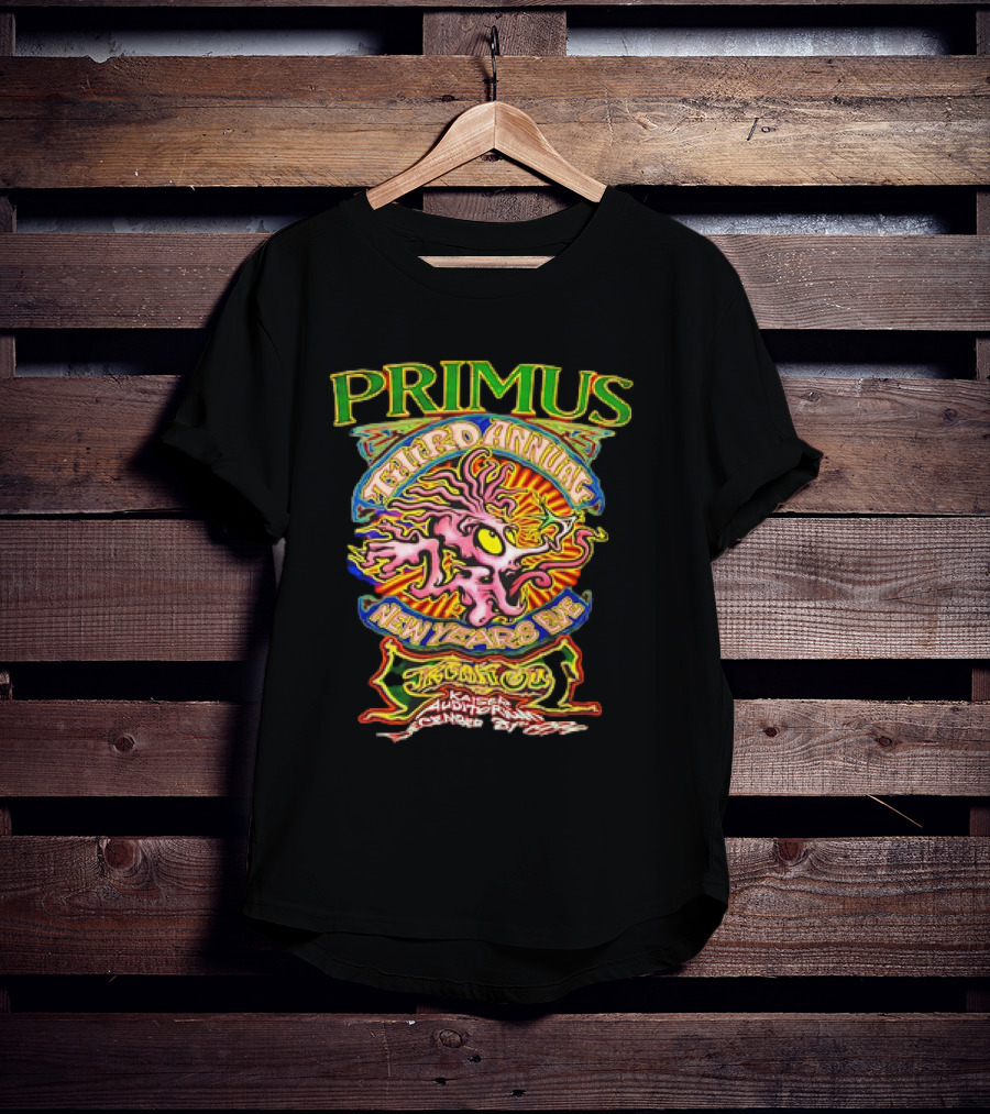 Primus Third Annual New Years Eve Freak Out Kaiser Auditorium Oakland 1996 T-Shirt