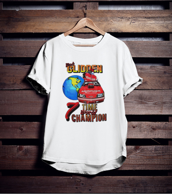 Bob Glidden Motorcraft Racing 7 Time World Champion T-Shirt