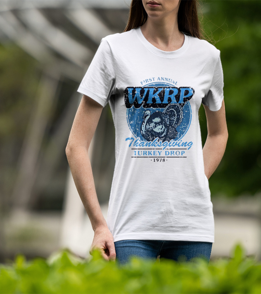 WKRP First Annual Thanksgiving Turkey Drop 1978 T-Shirt