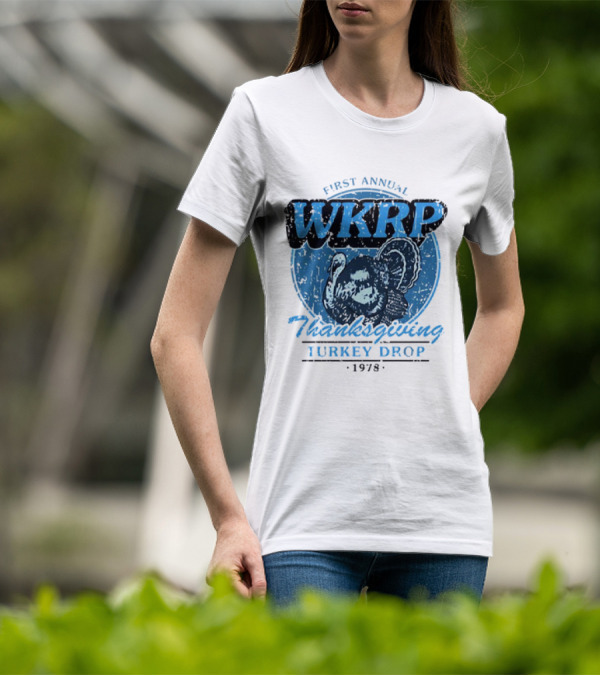 WKRP First Annual Thanksgiving Turkey Drop 1978 T-Shirt