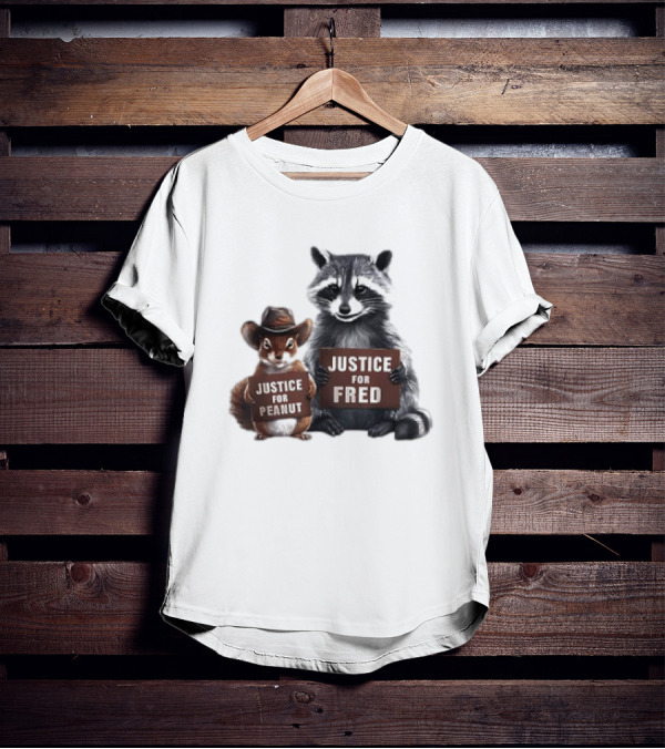Justice For Peanut The Squirrel And Fred The Raccoon T-Shirt