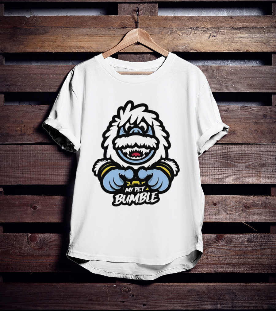 My Pet Bumble Abominable Snow Monster Yeti Holding T-Shirt