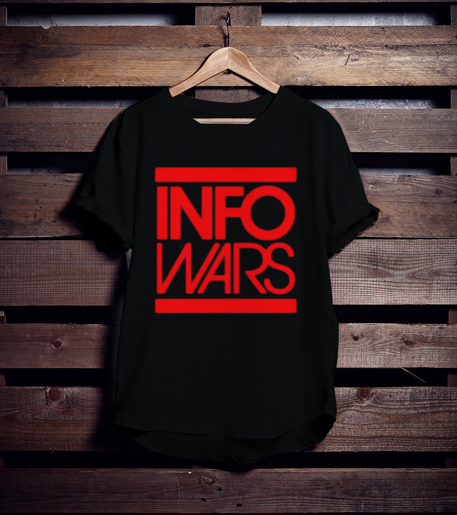 Info Wars Red Logo Alex Jones T-Shirt