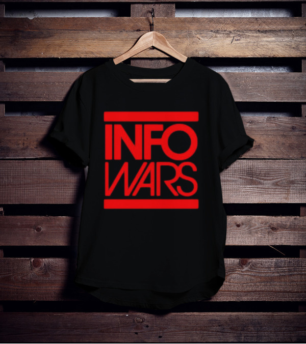 Info Wars Red Logo Alex Jones T-Shirt