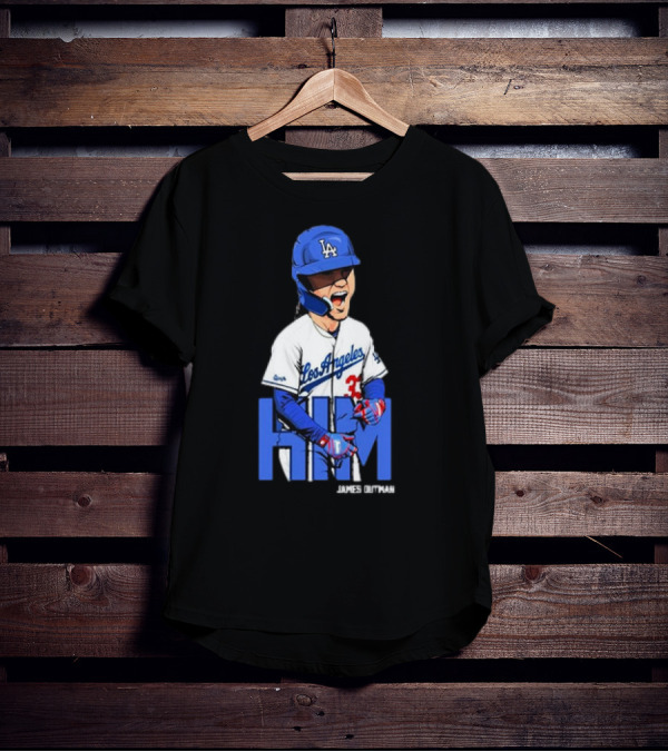 Los Angeles Dodgers James Outman HIM Baseball T-Shirt
