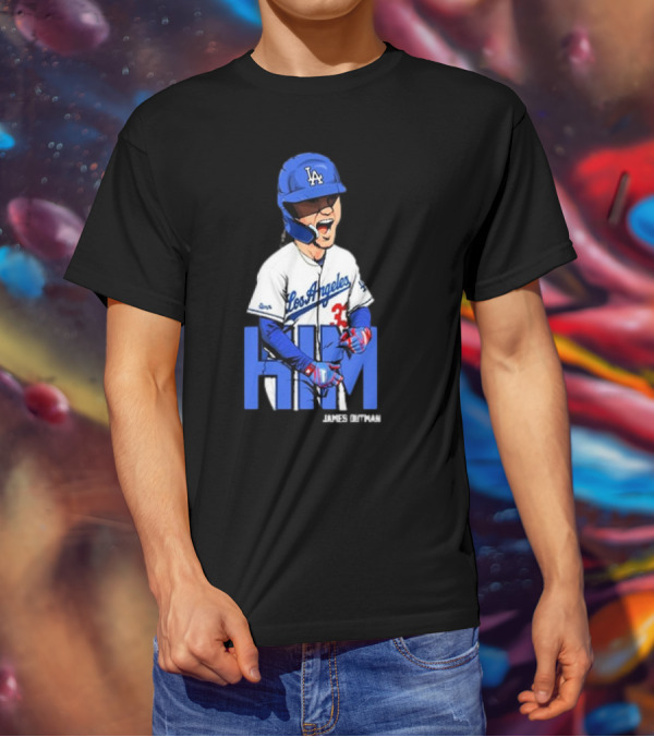 Los Angeles Dodgers James Outman HIM Baseball T-Shirt